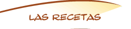 LAS RECETAS
